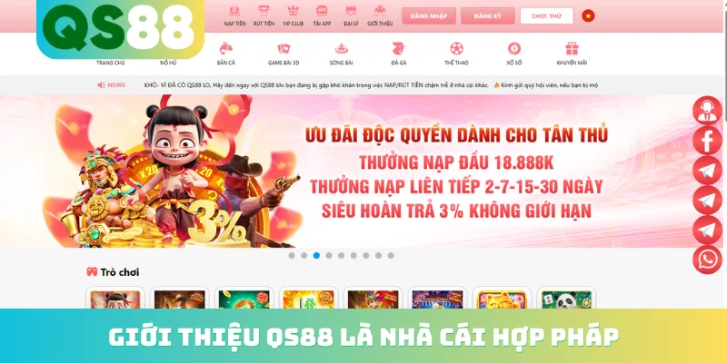 Giới thiệu QS88 1 Giới thiệu QS88 là nhà cái hợp pháp