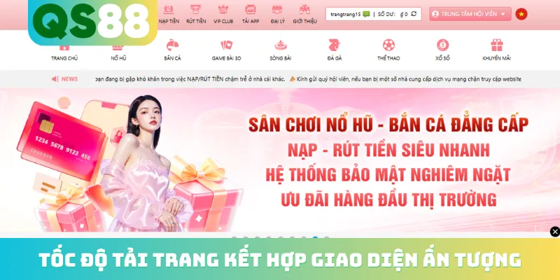 Trang chủ 11 Tốc độ tải trang kết hợp giao diện ấn tượng
