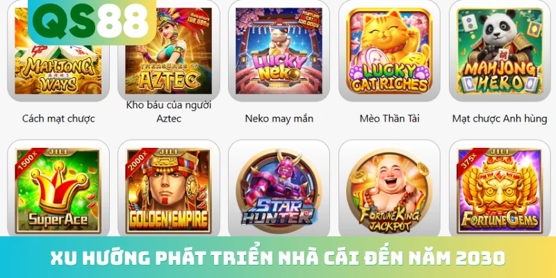 Giới thiệu QS88 4 Xu hướng phát triển nhà cái đến năm 2030